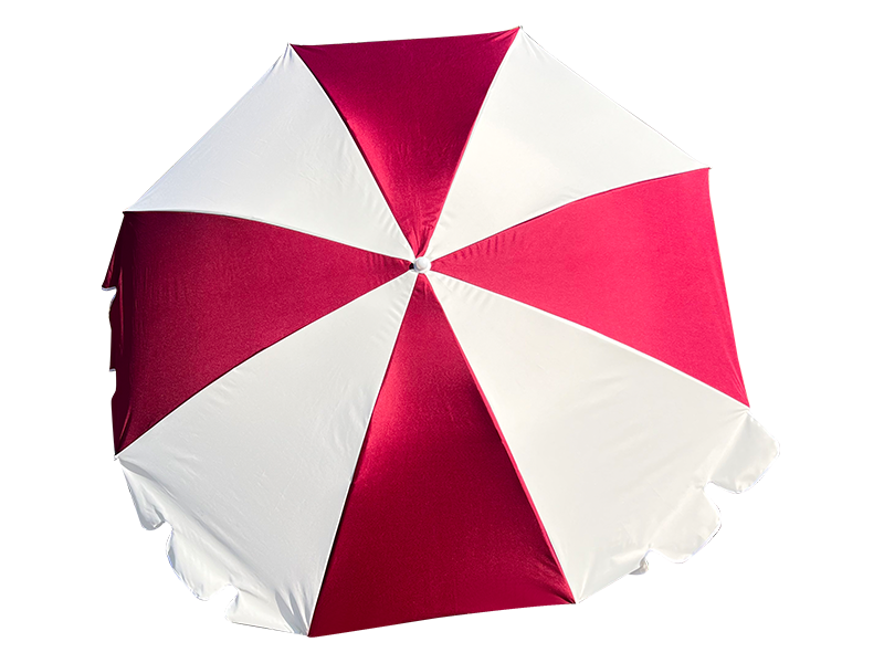 2M ফাইবার ফ্রেম, লাইটওয়েট অ্যালুমিনিয়াম শ্যাফট, সাধারণ সূর্য ছাতা।