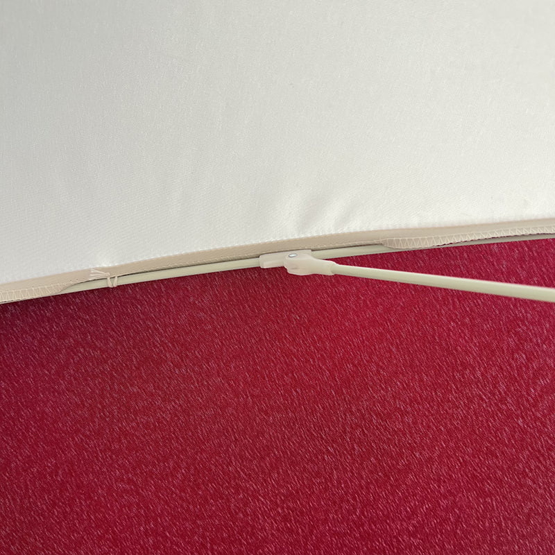 2M ফাইবার ফ্রেম, লাইটওয়েট অ্যালুমিনিয়াম শ্যাফট, সাধারণ সূর্য ছাতা।