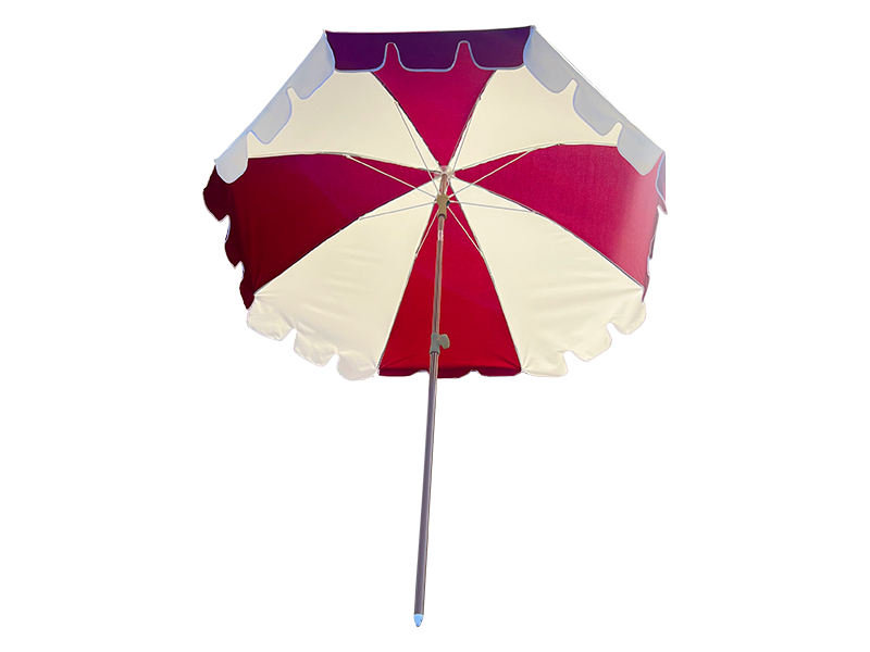 2M ফাইবার ফ্রেম, লাইটওয়েট অ্যালুমিনিয়াম শ্যাফট, সাধারণ সূর্য ছাতা।