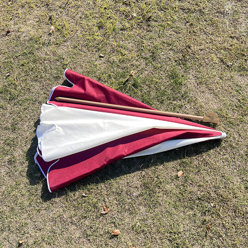 2M ফাইবার ফ্রেম, লাইটওয়েট অ্যালুমিনিয়াম শ্যাফট, সাধারণ সূর্য ছাতা।