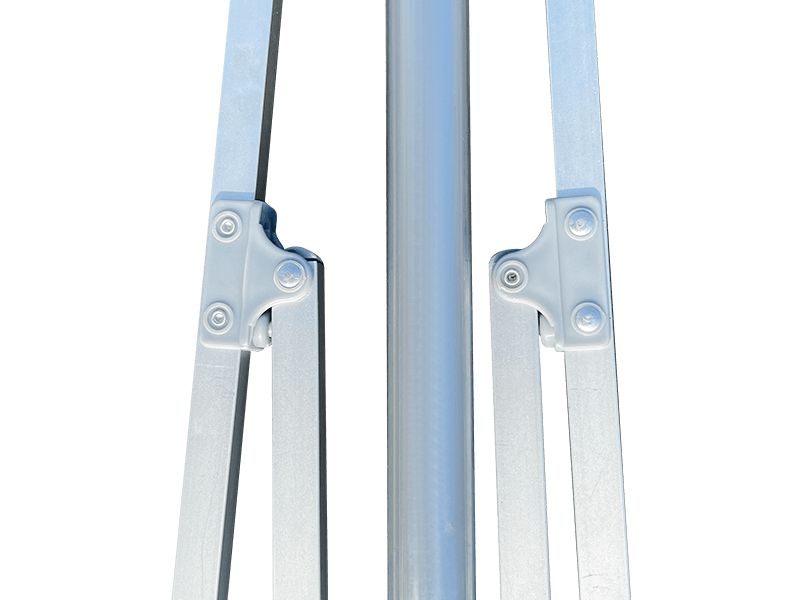 2.8*2.4M 2-রিবড ডেকোরেটিভ সৈকত ছাতা