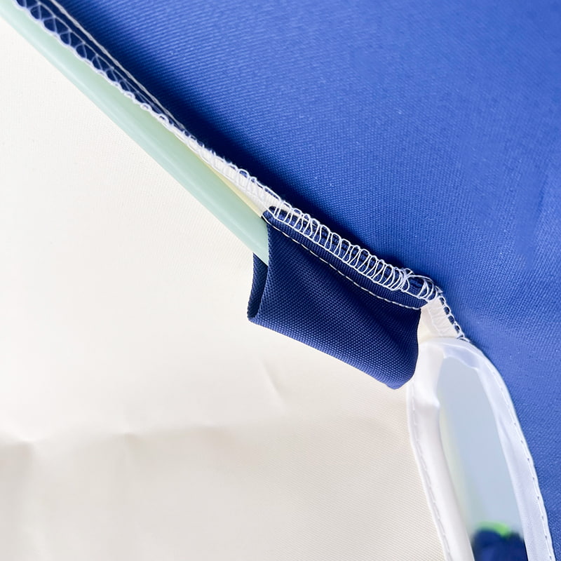 2.5M নীল এবং সাদা প্যাচওয়ার্ক প্যাগোডা ছাতা