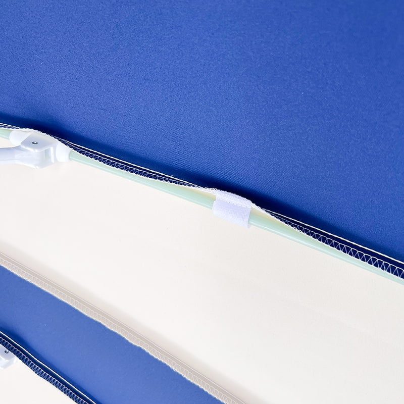 2.5M নীল এবং সাদা প্যাচওয়ার্ক প্যাগোডা ছাতা